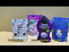 Custom Logo Jelas / Transparan / Matte / Frosted Self Sealing tahan lama Zip Lock Makanan Kantong Plastik