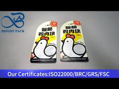 Kantong plastik ayam kering beku