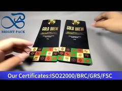 kantong kopi kompos yang disegel delapan sisi