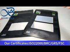 berdiri tas ziplock dengan jendela bening