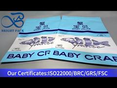 berdiri tas ziplock untuk ikan gigi patagonian