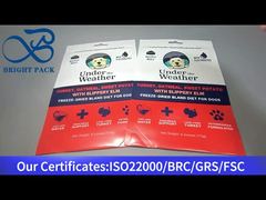 berdiri kantong ziplock untuk makanan hewan