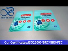 pod cucian biru berdiri tas ritsleting