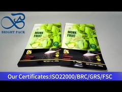 kantong stand up hijau untuk gula sehat