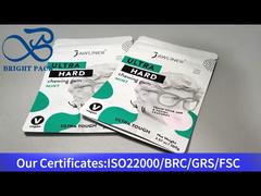 tas ziplock stand up kecil berwarna putih untuk permen karet 100g