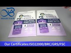 kemasan kantong makanan hewan peliharaan untuk selai kacang