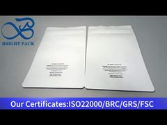 kantong berdiri tahan anak berwarna putih