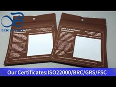 kantong mylar tahan anak kecil cokelat kecil 12g