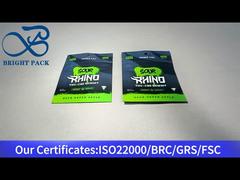 tas mylar tahan anak custom hijau 10g