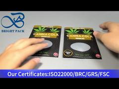 tas ritsleting bukti anak berwarna coklat dengan paten AS