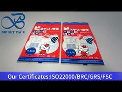 kantong kemasan makanan dengan jendela yang jelas untuk biskuit 130g