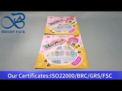 kantong plastik berwarna-warni dengan jendela transparan untuk mainan anak-anak