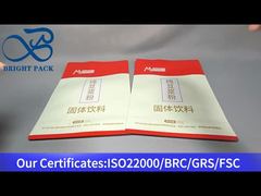 berdiri kantong ritsleting untuk bubuk susu kedelai 500g