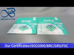 plastik hijau berdiri ziplock kantong untuk kapsul cuci