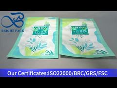 kantong plastik berdiri putih untuk manik-manik cuci 400g