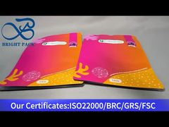 tas ritsleting bawah datar merah untuk bubuk 1 kg