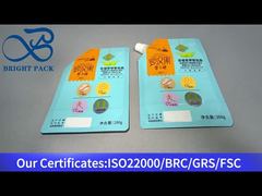 kantong berdiri dengan corong untuk gula buah biksu 200g