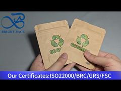 kantong berdiri kertas kraft ramah lingkungan