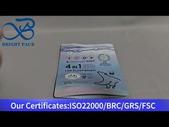 Tas stand up berwarna biru.