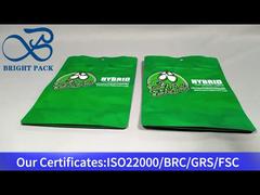 bungkusan hijau tahan anak berdiri tas