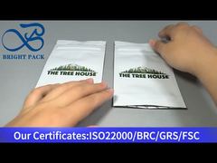 kantong ziplock tahan anak berdiri berwarna putih