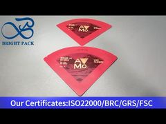 tas kemasan merah berbentuk tidak beraturan untuk kopi 15g