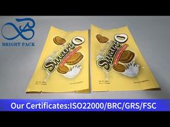 kantong plastik kuning untuk kue isi krim moka 260g