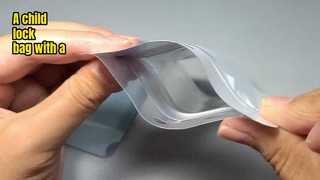 Tas kunci anak dengan jendela penglihatan