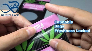Tas Ziplock Mylar yang Dapat Ditutup Kembali untuk Ganja