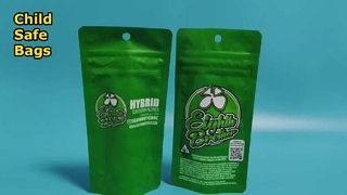 Grosir Tas Tahan Anak yang Dipatenkan AS Kepatuhan AS untuk Kebutuhan Kemasan Ganja