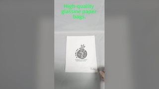Kantong Kertas Glassine Daur Ulang Bersertifikat FSC dengan Transparansi Tinggi dan 100% Dapat Terurai Secara Hayati untuk Pakaian