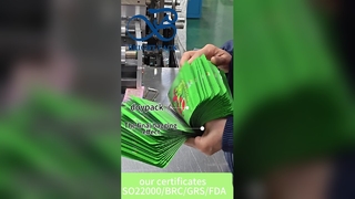 Tas Mylar Ganja Tahan Anak Sesuai Paten AS Grosir Cetak Kustom