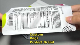 Kantong Plastik yang Dapat Ditutup Kembali Cetak Kustom Massal