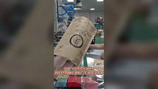 Tas Ritsleting Kertas Kraft Cetak Kustom: Ramah Lingkungan untuk Merek & Apotik Makanan