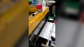 Tas Kaca Buram Cetak Kustom Tas Hadiah Daur Ulang Logo Pribadi