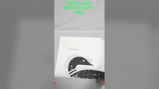 Tas Kertas Kaca 100% Biodegradable Transparansi Tinggi yang Dapat Disesuaikan Ukurannya untuk Kemasan Pakaian