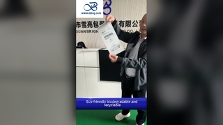 40g Kantong Kertas Glassine Cetak Kustom Biodegradable untuk Kemasan Ramah Lingkungan