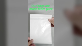 Kantong Kertas Glassine Khusus dengan Penutupan Kupas dan Segel Berperekat, 100% Dapat Terurai Secara Hayati dan Dapat Disesuaikan