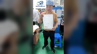 100% Degradable Customizable Translucent Glassine Paper Bags untuk T-Shirt dan kaus kaki kemasan