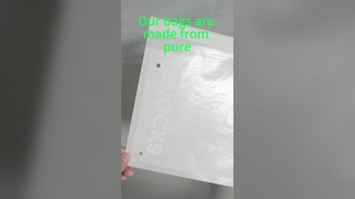 Kantong Kertas Lilin Glassine Ramah Lingkungan Cetak Kustom dengan Strip Perekat Self-Seal untuk Paket T-Shirt