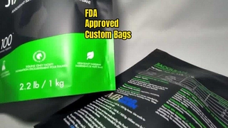 Kantong Plastik Kustom yang Dapat Ditutup Kembali yang Disetujui FDA