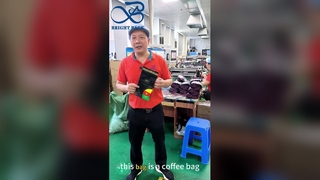 Kantong Kopi Dengan Katup Kesegaran Kedap Udara Untuk Biji Kopi Sangrai