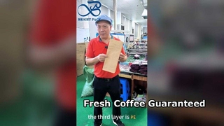 Tas Bawah Datar Penyegelan Delapan Sisi Kemasan Food Grade Tugas Berat