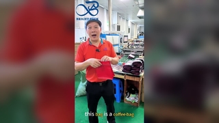 Kantong Kopi Plastik Dengan Katup Penyimpanan Biji Kopi Panggang Kedap Udara