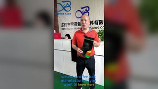 Katup Kantong Kopi Bawah Datar Kedap Udara Untuk Penyimpanan Biji Panggang Segar