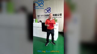 Kantong Kopi Ritsleting Self-Sealing Berdiri Untuk Kemasan Merek Kopi Premium