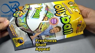 Kantong Stand Up Kunci Zip yang Dapat Ditutup Kembali