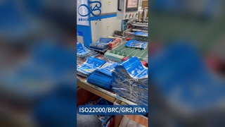 Tas Ritsleting Berdiri Dapat Ditutup Kembali Kedap Udara B2B Grosir Makanan Kustom Aman