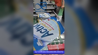 Kantong Pencuci Piring Ritsleting Tas Anti-Freezer Bakar Massal untuk Merek Pembersih