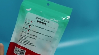 Tas Ritsleting Benang Gigi Sanitasi Massal yang Dapat Ditutup Kembali untuk Merek Perawatan Mulut